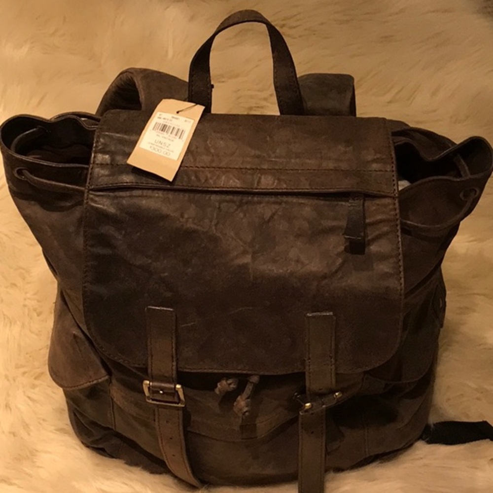Wilson vintage genuine leather backpack NWT